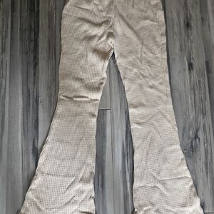 Garage Textured Cream Pants